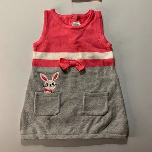 Girl's Rabbit Sweater Dress